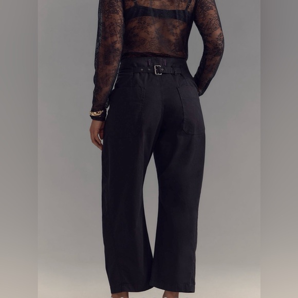 Anthropologie the Arin Mid Rise Button Pants by Pilcro - Picture 2 of 8